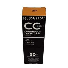 Dermablend Professional Continuous Correction CC Cream SPF50+ 50N Tan 1 - 1 Oz