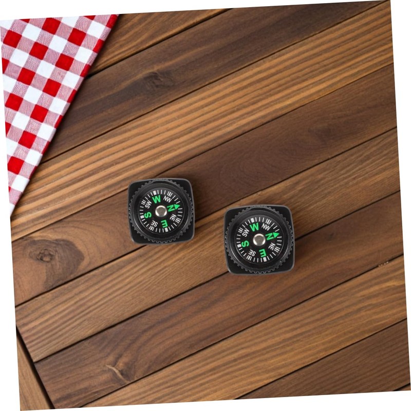 Kisangel 25pcs Portable Survival Compass with Watch Strap Mini Wrist