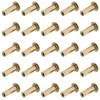 Moicstiy 25Pcs Steel Multi Grip Rivet Nuts Pre Bulbed Shank