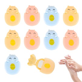 9 Boxes Portable Soap Sheets, Paper Soap, Disposable Soap Paper, Mini Travel Paper Soap, Suitable for Travel, Camping and Hiking (Pink, Yellow, Blue)