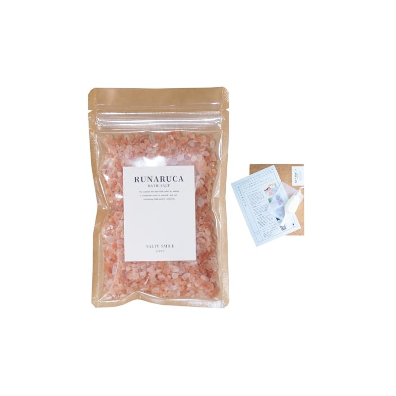 ギフト RUNARUCA バスソルト ピンク ソルティースマイル