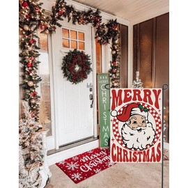 Fapulee Welcome Christmas Garden Flag 24-Christmas-1