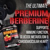 Berberine Extract Capsules - 7050mg Formula Pills with Black Pepper