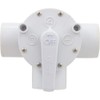 Champlain Plastics Diverter Valve, Olympic, 1-1/2"FPT, 3-Way, White