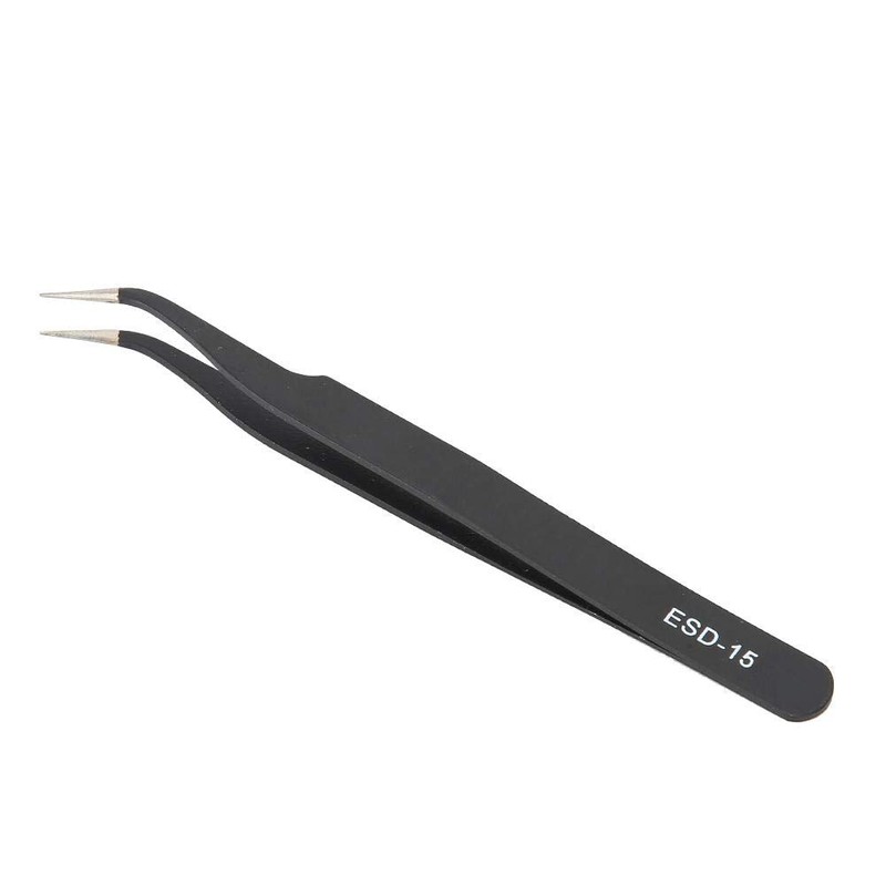 2 x repair tool set for curved tweezers, made of