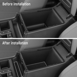 ZZEQYG Center Console Liner for Kia Sorento 2021 2022 2023 2024 2025 Accessories Cup Holder Mat, Door Slot Mats, Coaster Trim, Non-Slip Dust Interior 21PC Set (Black & White Trim)