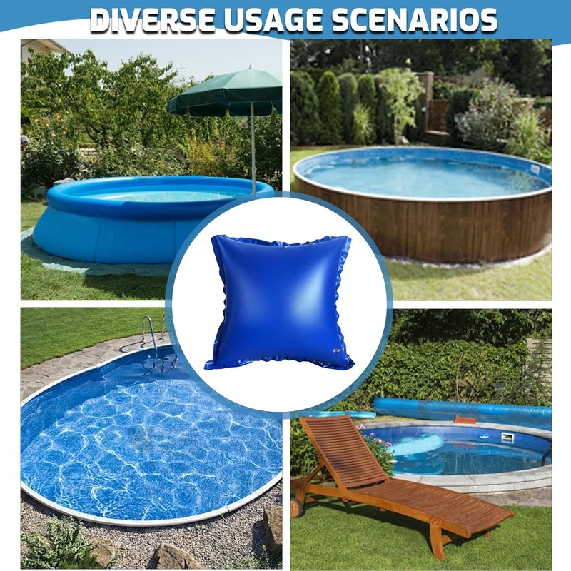 4'x4' Pool Pillows for Above Ground Pools, Winterizing Ice Equalizer