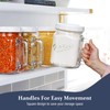 2 Pack Large Mason Jars, 74 oz Wide Mouth Glass