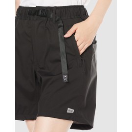 KiU K205M-900 Shorts, Waterproof, Utility Shorts, 3 Layers, Black, M, Breathable, Durable, Elastic