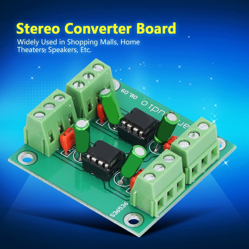 Converter Board DRV134PA Unbalanced to Balanced Low Distortion Dual Channel