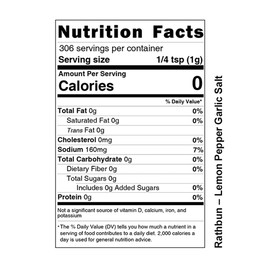 Lemon Pepper Garlic Salt | All-Natural Gourmet Seasoning for Chicken, Seafood and Vegetables | Premium Spice Blend Created by Multi-Award-Winning Chef Kent Rathbun