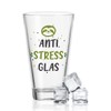 GRAVURZEILE Leonardo Water Glass with UV Print - in Anti-Stress