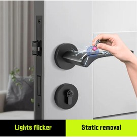 Loyajun 3 Packs Car Static Human Body Static Eliminator Discharger, Silver Tone High Voltage Anti-Static Keychain ESD Tool Sets