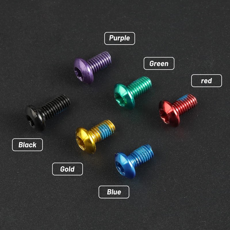 LEONTOOL Bicycle Disc Brake Rotor Bolt M5 x 10mm Bicycle