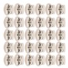 30PCS Metal Cord Locks End Spring Stop Toggle Stoppers Rustproof