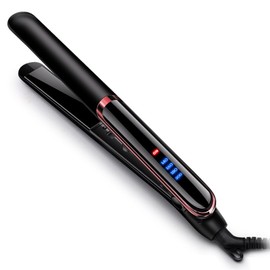 Hair Flat Iron Ceramic Professional Adjustable Black Hair Straightener for Salon