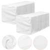 DOITOOL 2sets Stretch Sofa Armrest Covers Protective Slipcovers for Office