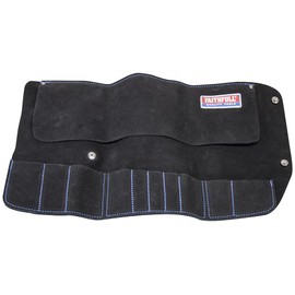 Faithfull 10 Pocket Black Suede Leather Tool Roll