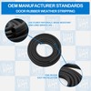 Wahparts Door Weather Stripping Seal Compatible with Peterbilt 379 377