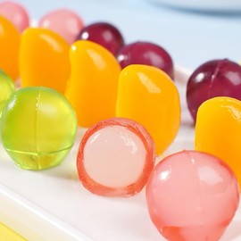2-Pack Fruit Skin Gummies – Mixed Flavors Candy with Peelable Shell, Soft Chewy Texture, 2 x 150g Bags, Shipping from California, U.S.