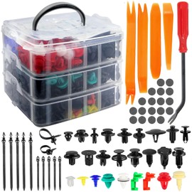 Car Mounting Clips, 925 Pieces, Plastic Clips Set, Universal Door Trim Clips, Bumper Trims, Plastic Clips Set, Expansion Rivets, Body Mounting Kit, with Disassembly Tools