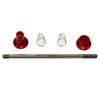 Silverock Bicycle Titanium Skewer Hub Parts for Brompton Folding Bicycle,