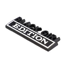 Black Girl Edition Emblem Car Side Rear Front Hood Trunk Door Badge 3D Decal Sticker Fit for Car Truck SUV (Black Girl, Black White)