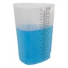 32 oz Graduated Plastic Triangular Container Three-Sided Beaker for Measuring