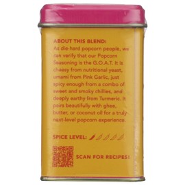 Diaspora Co. Popcorn Seasoning | Savory & Umami Blend for Theater-Style Popcorn | 1.8 oz tin