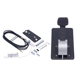 YIPONYT Universal Dual “Brake” Set, Instructors Passenger Side Brake Kit, School Student Drivers Ed Training Brake Pedal Set with Non-Slip Base