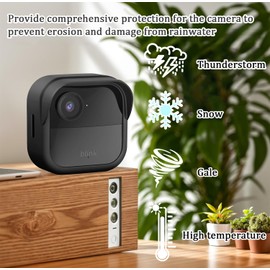 Blink Outdoor 4 (4th Gen) Silicone Case - Weatherproof, Anti-Scratch Protection, Black, 1Pack