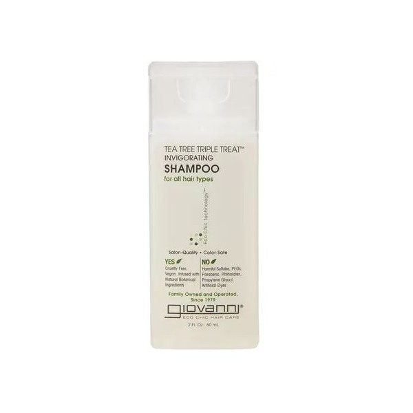 Giovanni Tea Tree Triple Treat Invigorating Shampoo for all Hair Types 60ml