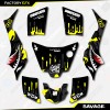 Factory EFX Black & Yellow Savage Racing Graphics Kit fits