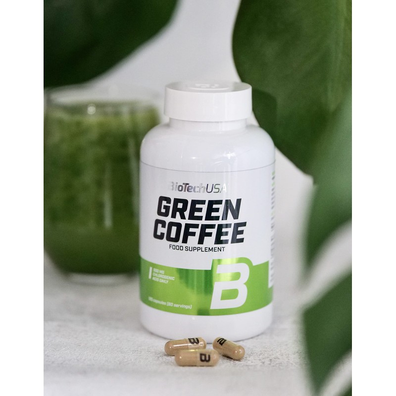 BioTechUSA Green Coffee Dietary Supplement Capsules with Green Coffee Extract