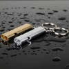 BuxiuGK 4 Piece Emergency Whistle Whistle Keyring Double Tubes Safety