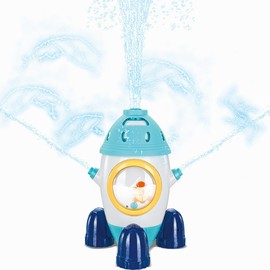 Outdoor Water Sprinkler for Kids Octopus  Rotating Sprinkler Toys Summer Water Toy for Boys and Girls