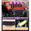 Grill Lights for Jeep Wrangler JL JLU Front Bumper Grille