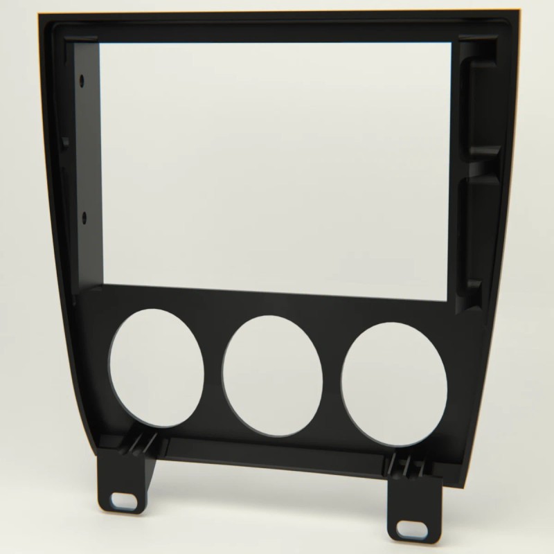 3DEXCEL Lower Dash Finisher 3 52mm Gauge Pod Double Din