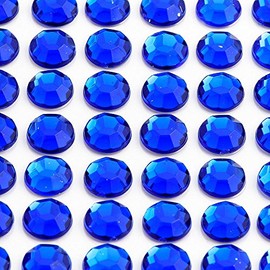 Italian Options - 5mm Royal Blue Diamante Rhinestone Gem Crystal Stickers (100 pcs)