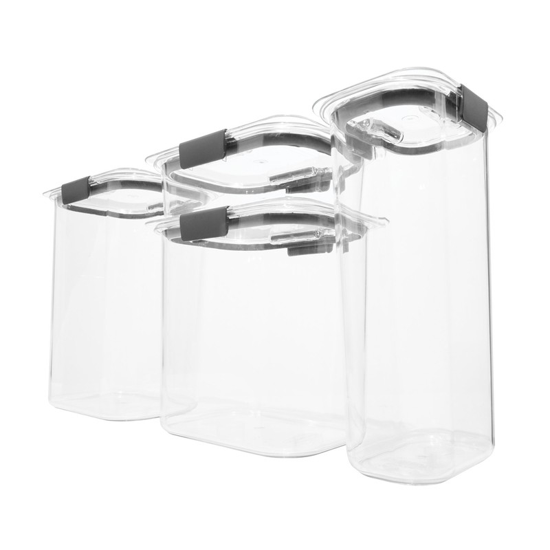 Rubbermaid Brilliance Pantry Food Storage Container Set, BPA-Free, Airtight &