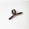 (4 types) Glossy gold point hair pin Snow / (4종)