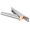 Baluue 1pc Stainless Steel U-shaped Nail Clippers for Gel Nails