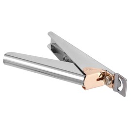 Baluue 1pc Stainless Steel U-shaped Nail Clippers for Gel Nails Titanium Coated Design for Manicures Easy to Use and Clean Silver