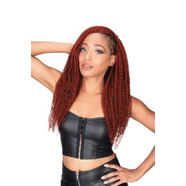 ZURY CROCHET BRAID SPRING TWIST 16" (HONEY BLONDE)