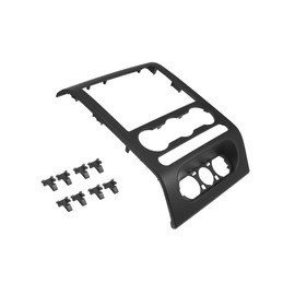 ACROPIX Front Dash Radio Bezel Center Trim Panel Cover for Ford F-150 2004 2005 2006 2007 2008 No.68414-ED50C Dash Panel Cover Bezel Trim Car Parts