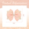 YanJie 2Pcs Hair Bows for Women Pink Bow for Girls