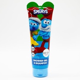 The Smerfy 2-in-1 Shower Gel and Shampoo, Natural and Vegan Shower Gel and Shampoo for Kids, 240 ml