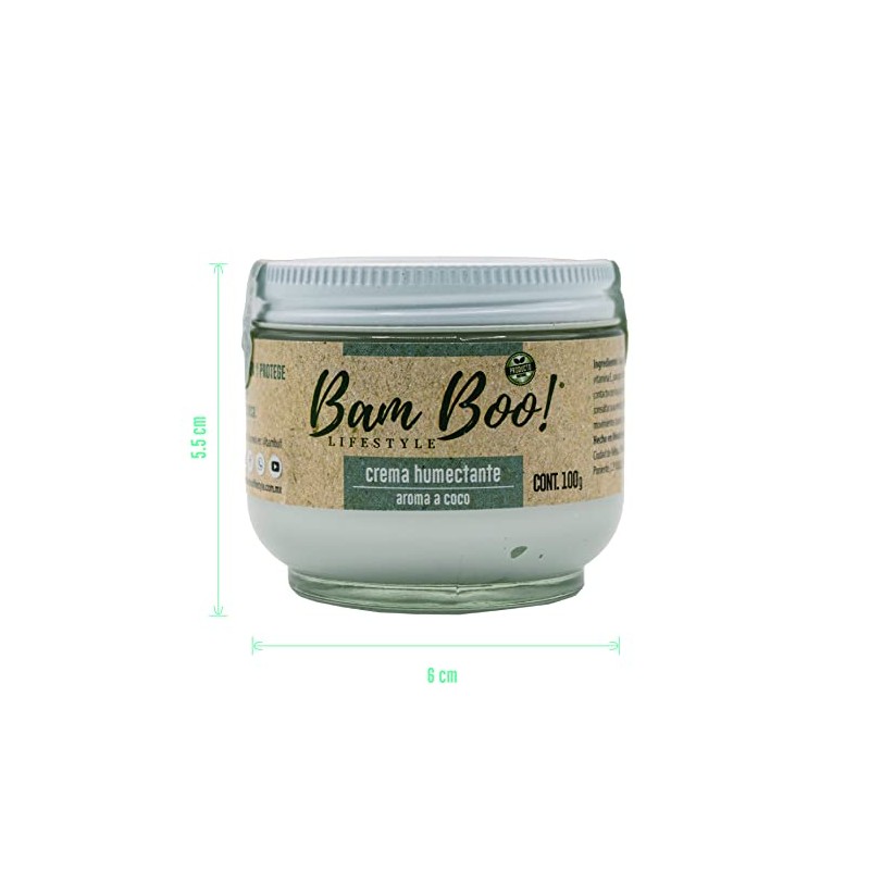 Crema Humectante Natural Aroma a Coco para Cara y Cuerpo