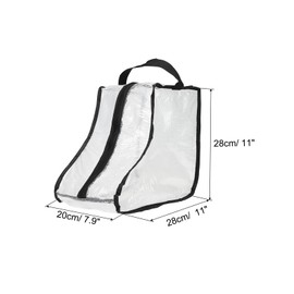 PATIKIL Boots Storage Bags, 2 Pack Waterproof Boots Protector Bag Short Boots Organizer Bags for Travel Daily Use, Black