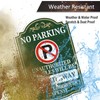 FKNSGR No Parking Sign 2 Pack, 12 x 18 inches,